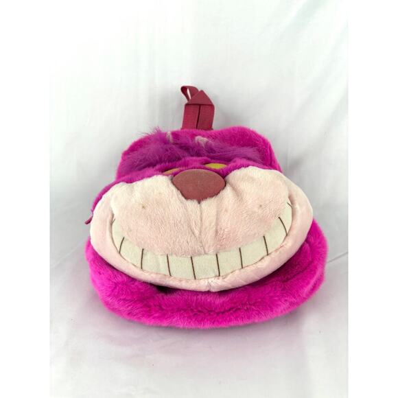 VTG Cheshire Cat Backpack Plush Alice In Wonderland Purse Small Bag Disney Store - Picture 5 of 16